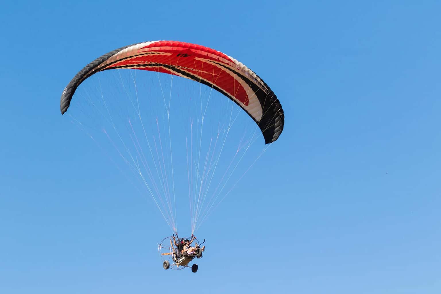 Paramotoring in Jim Corbett