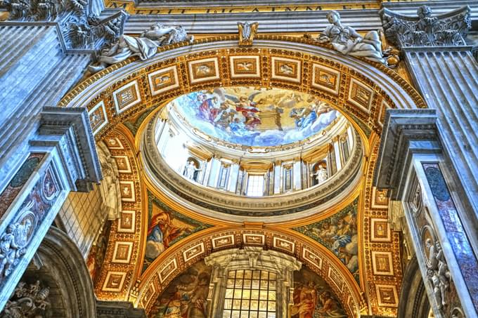 St. Peter's Basilica at Night