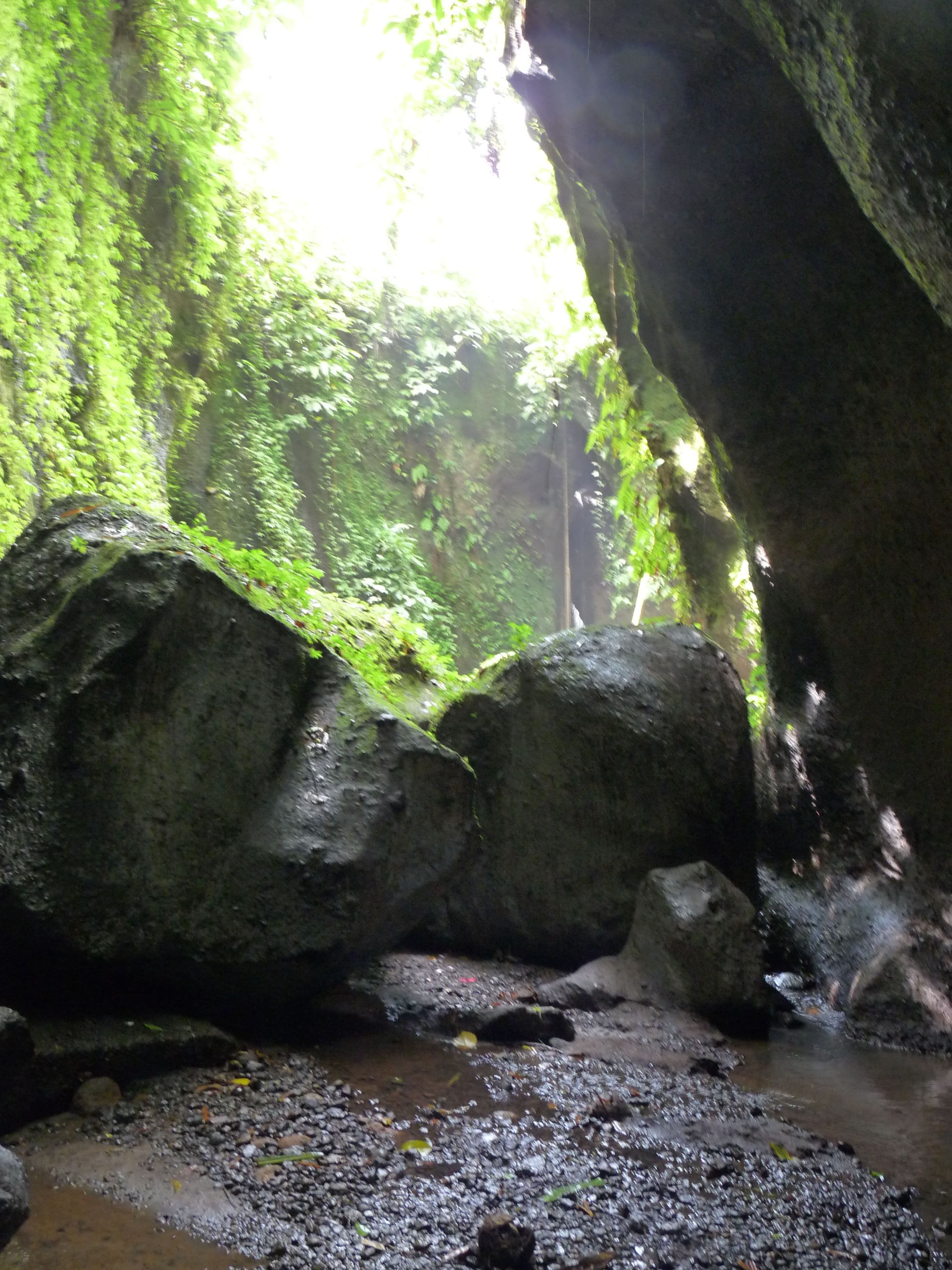 Romantic Stone at Tukad Cepung Waterfall.