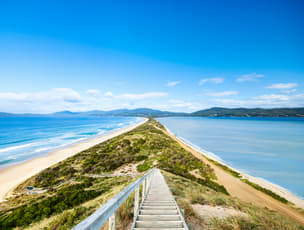 Scenic views from The Neck, Bruny Island