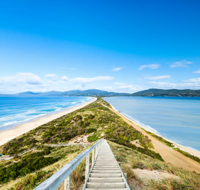 Scenic views from The Neck, Bruny Island
