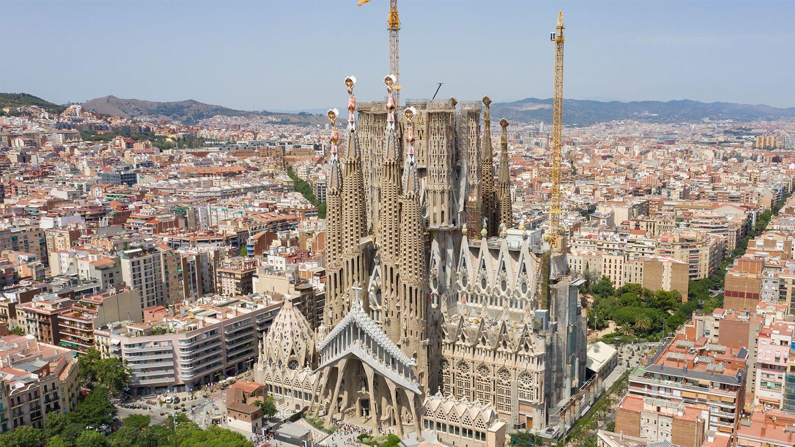 The Sagrada Familia Basilica