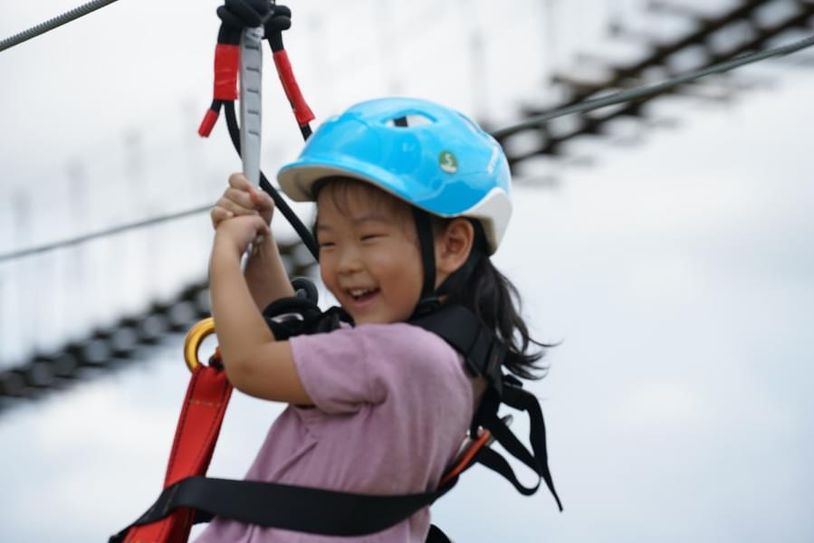 Ziplining at Tarzan Adventure, Pattaya Image