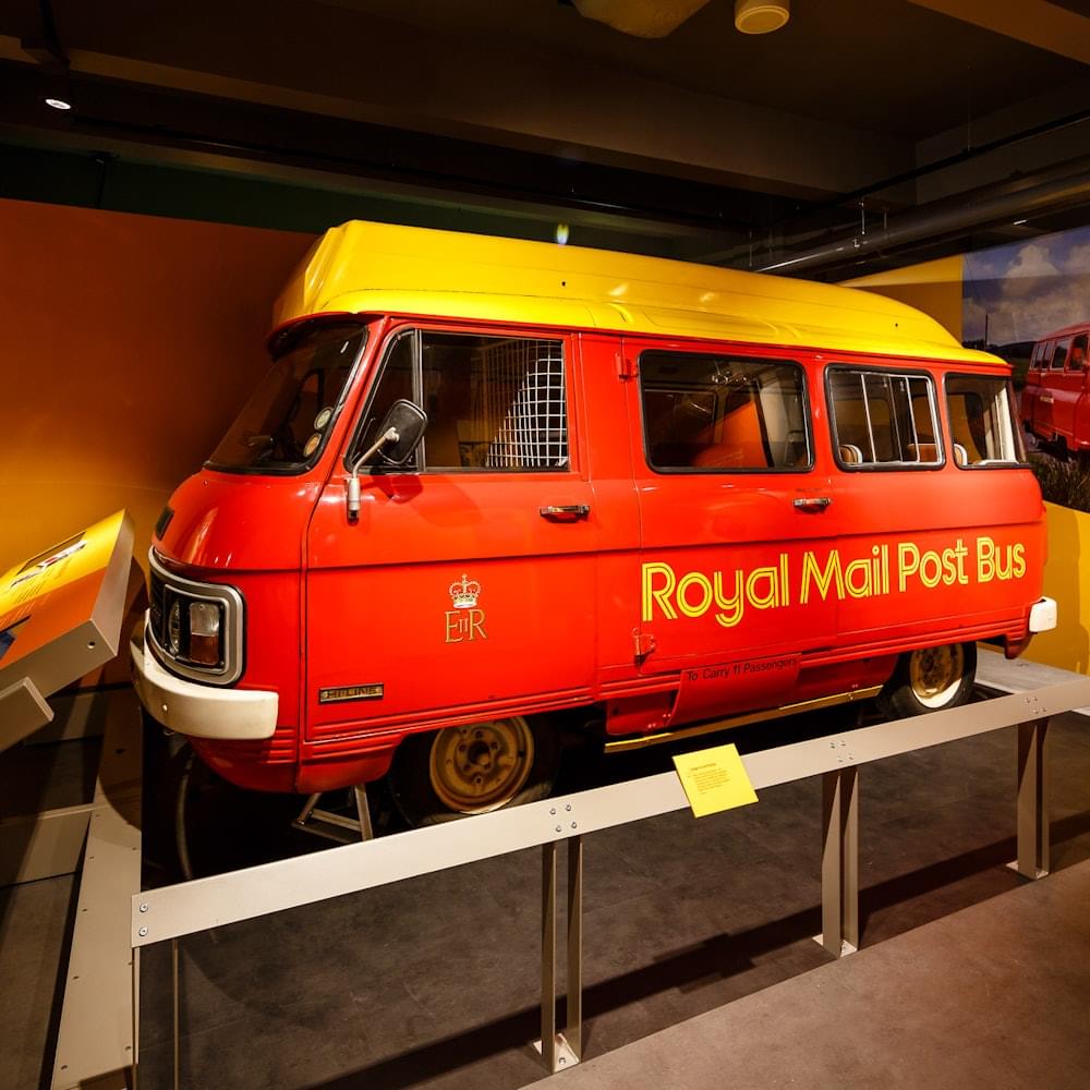 Stop by the attractive Mail Bus model 