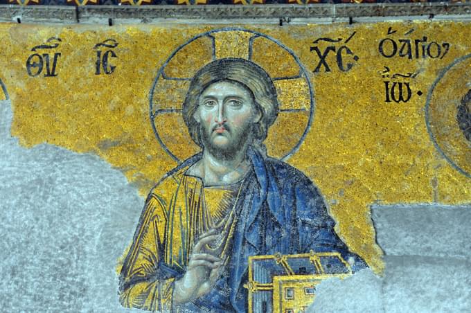 Deesis Mosaic in Hagia Sophia, Istanbul