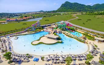 Aerial view of Ramayana Water Park