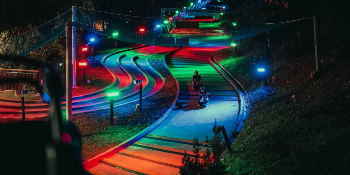 Get the world's first Night Luge experience
