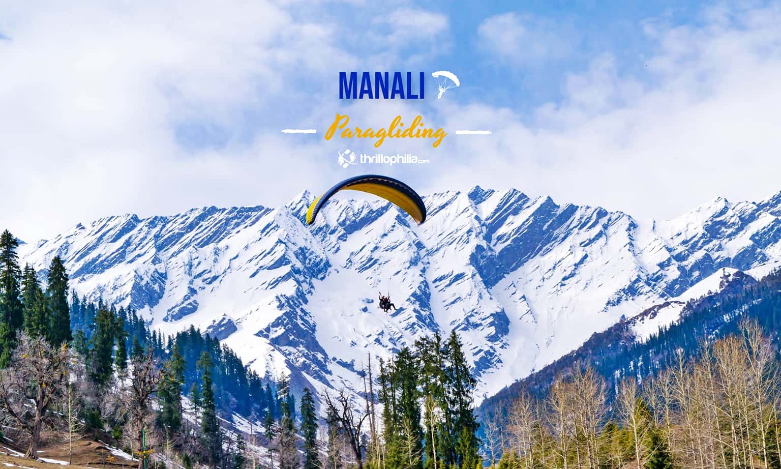 Paragliding in Solang Valley, Manali