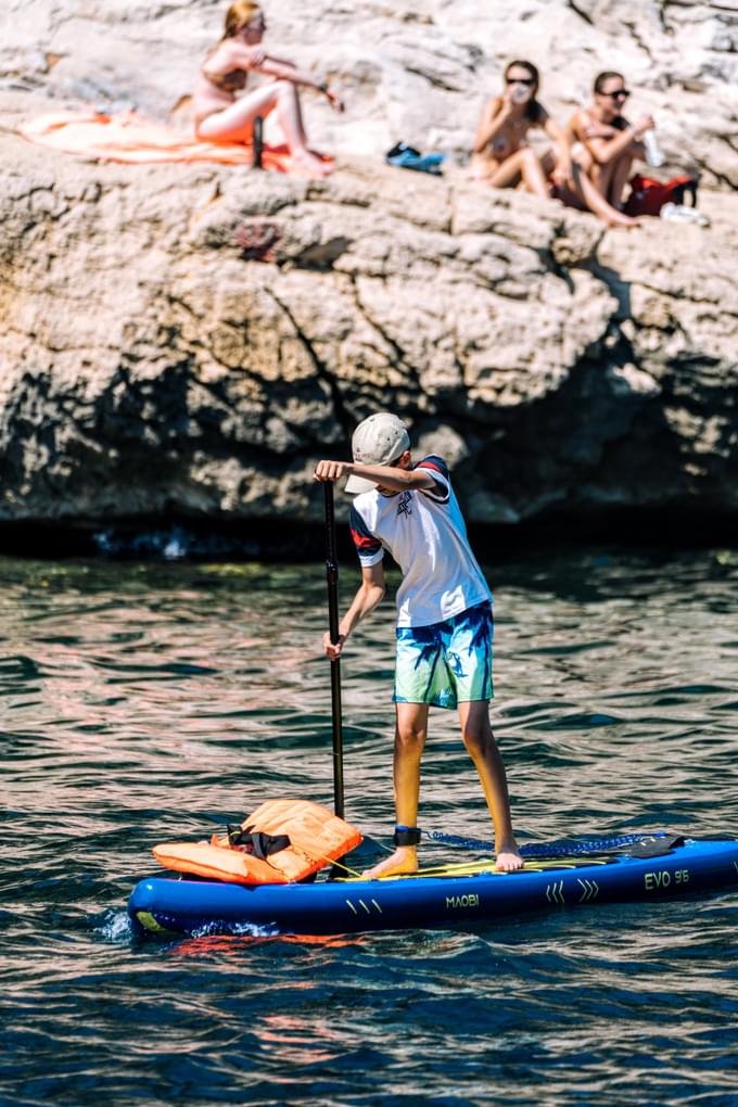 Kayaking and paddleboarding