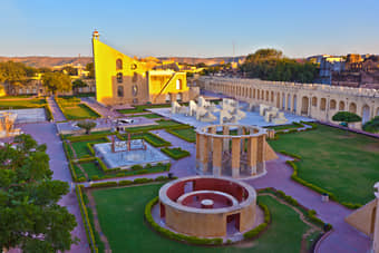 Overall aerial view of the Jantar Mantar