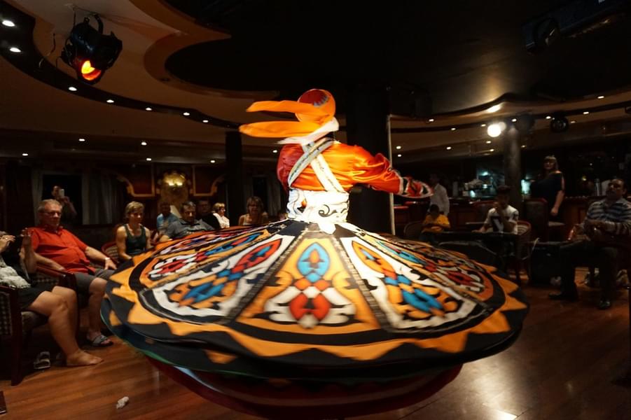 Experience the fun of the local Tanoura dance show