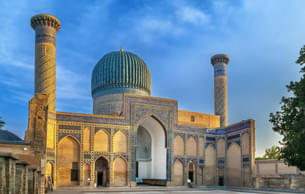 Admire Timurid glory at Gur-e-Amir Mausoleum