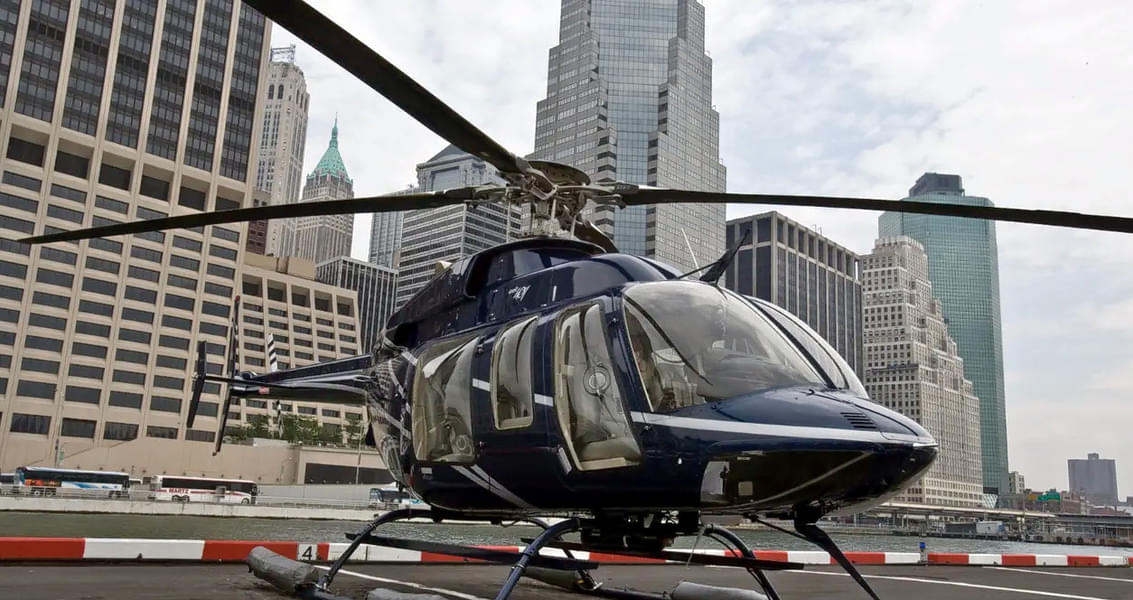 Enjoy an exciting Helicopter tour and explore New York comfortably 