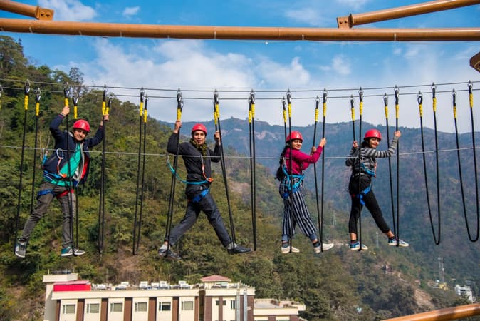 Rope your way into adventure in Rishikesh