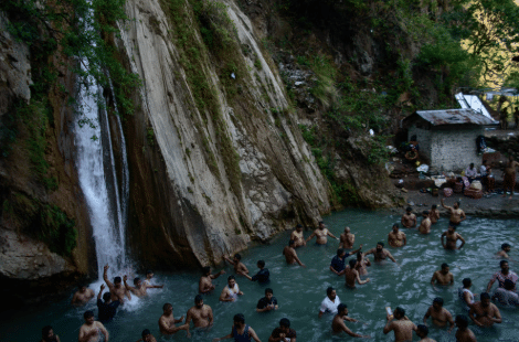Enjoy swimming