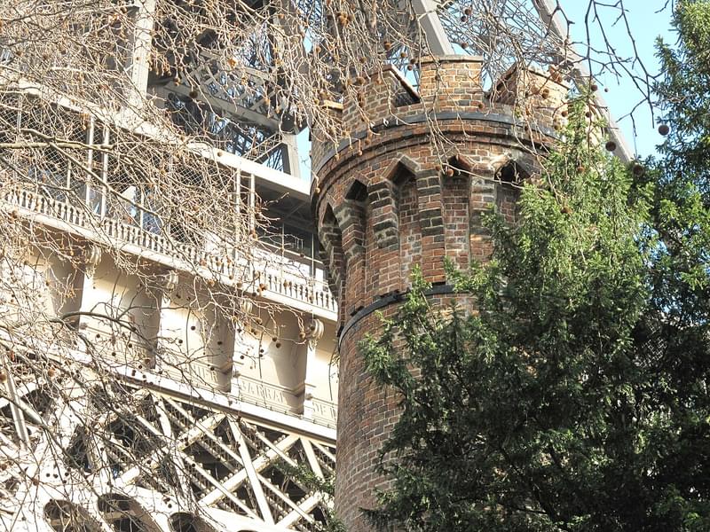 Historic chimney near Eiffel Tower