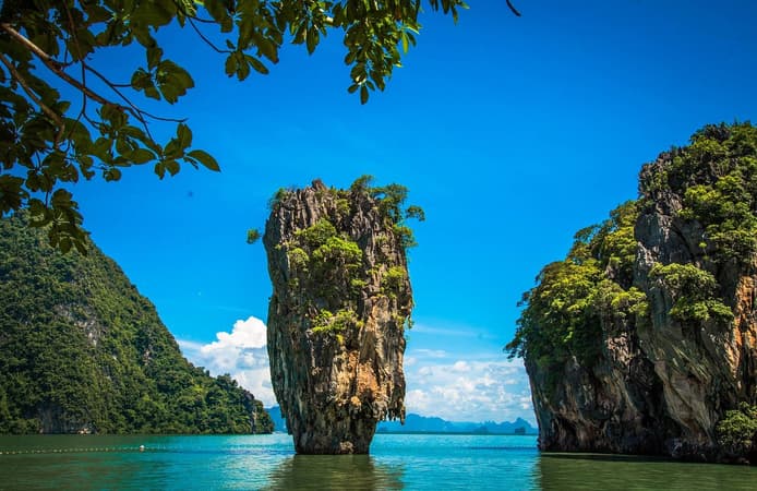 Discover the unique James Bond island in Thailand