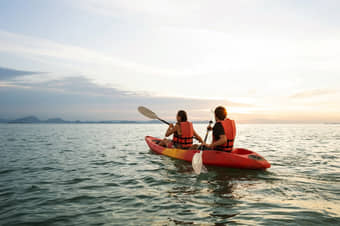 Kayaking At Baga Beach In Goa
