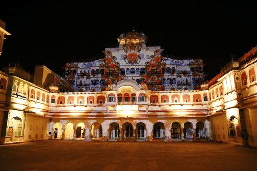 Enjoy the Light and Sound Show at Night