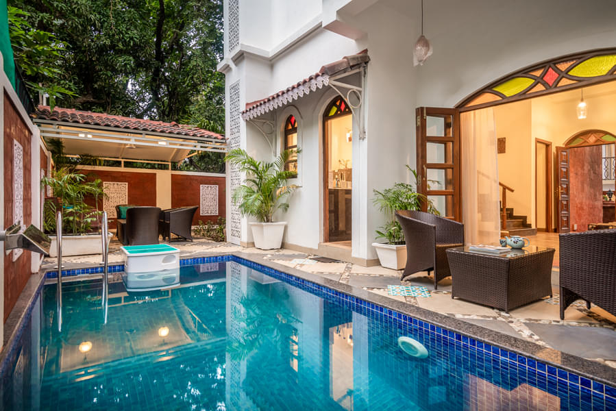 A peaceful villa with serene views in Candolim Image