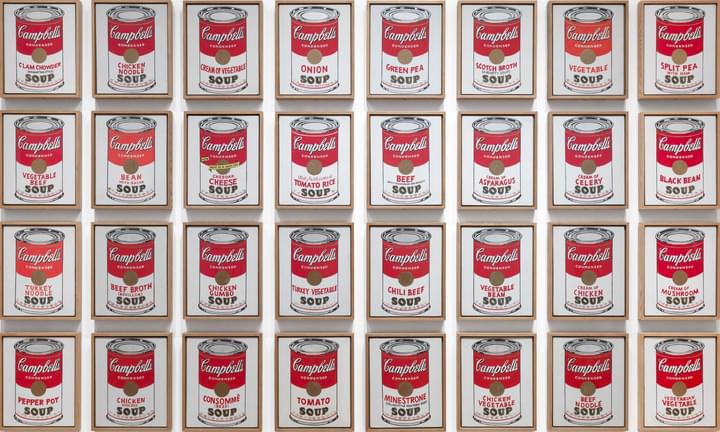 Campbell's Soup Cans by Andy Warhol MOMA