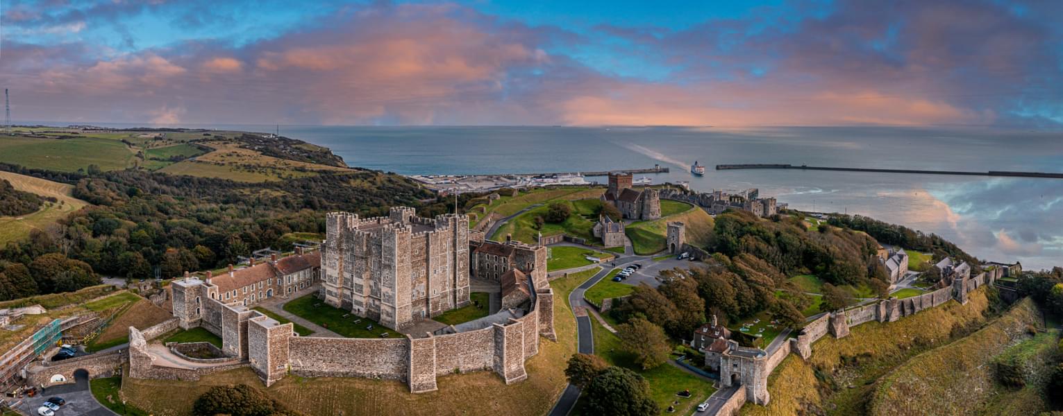 Have a great day at a significant landmark of England - Dover Castle