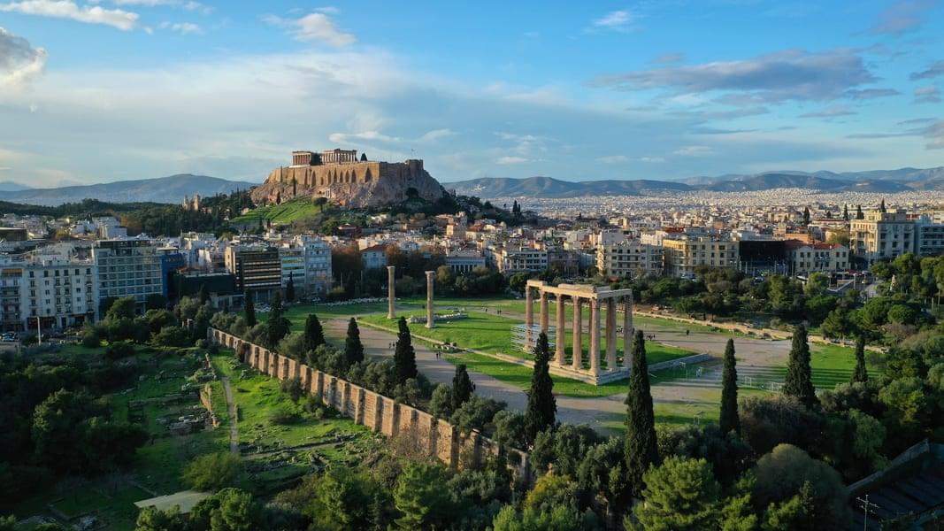 See one of the ancient temples of ancient Greece