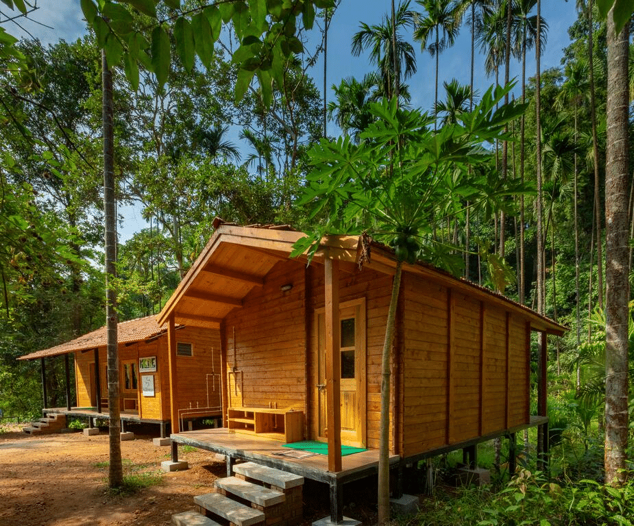 Cottage amid greenery