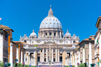 Visit the famous St. Peter's Basilica.