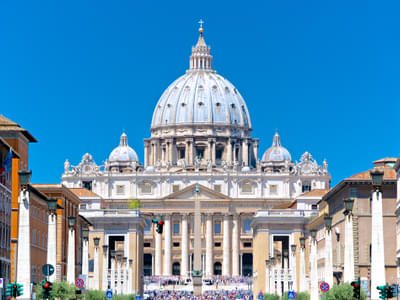 Visit the famous St. Peter's Basilica.