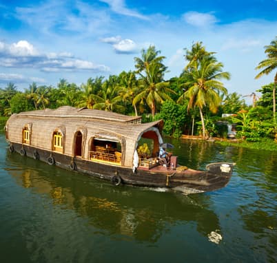 Houseboat experience in Kerala