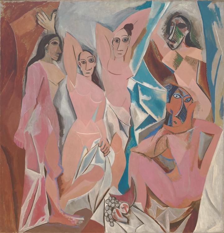 Les Demoiselles D'Avignon by Pablo Picasso MOMA