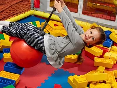 Visit the Legoland Discovery Center and explore the colorful world of Legos