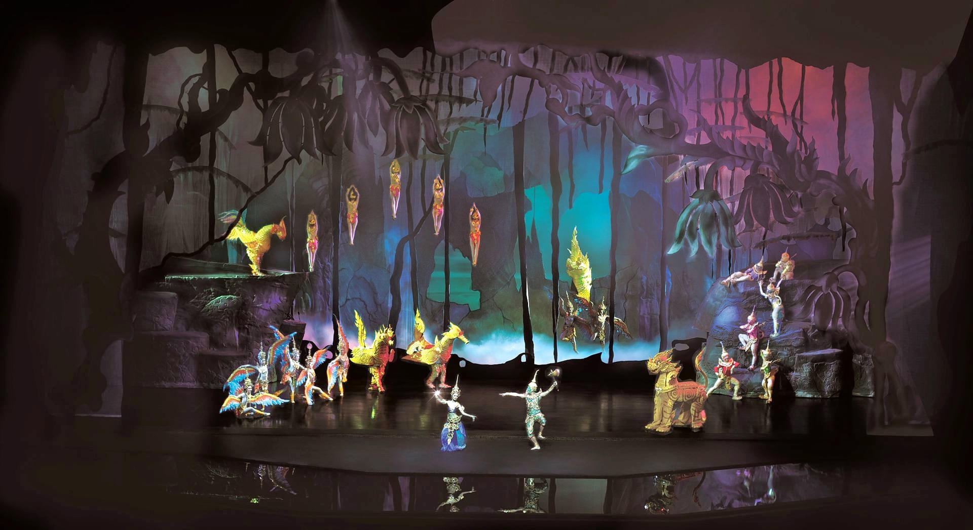 Enjoy one of the world's best shows with artistic backdrops