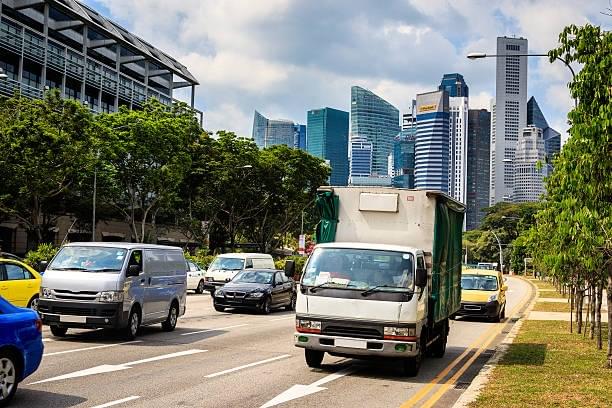 Road in Singapore