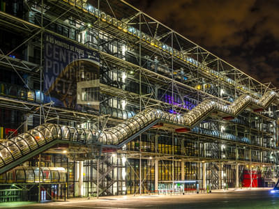 Night view of Centre Pompidou