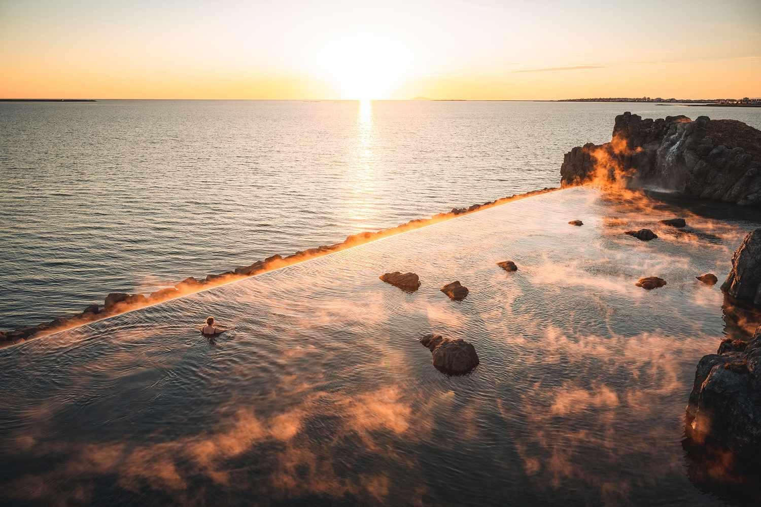 Take a dip at the Infinity Pool