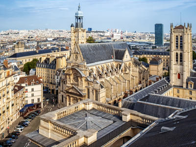 Aerial view of Sainte Chapelle