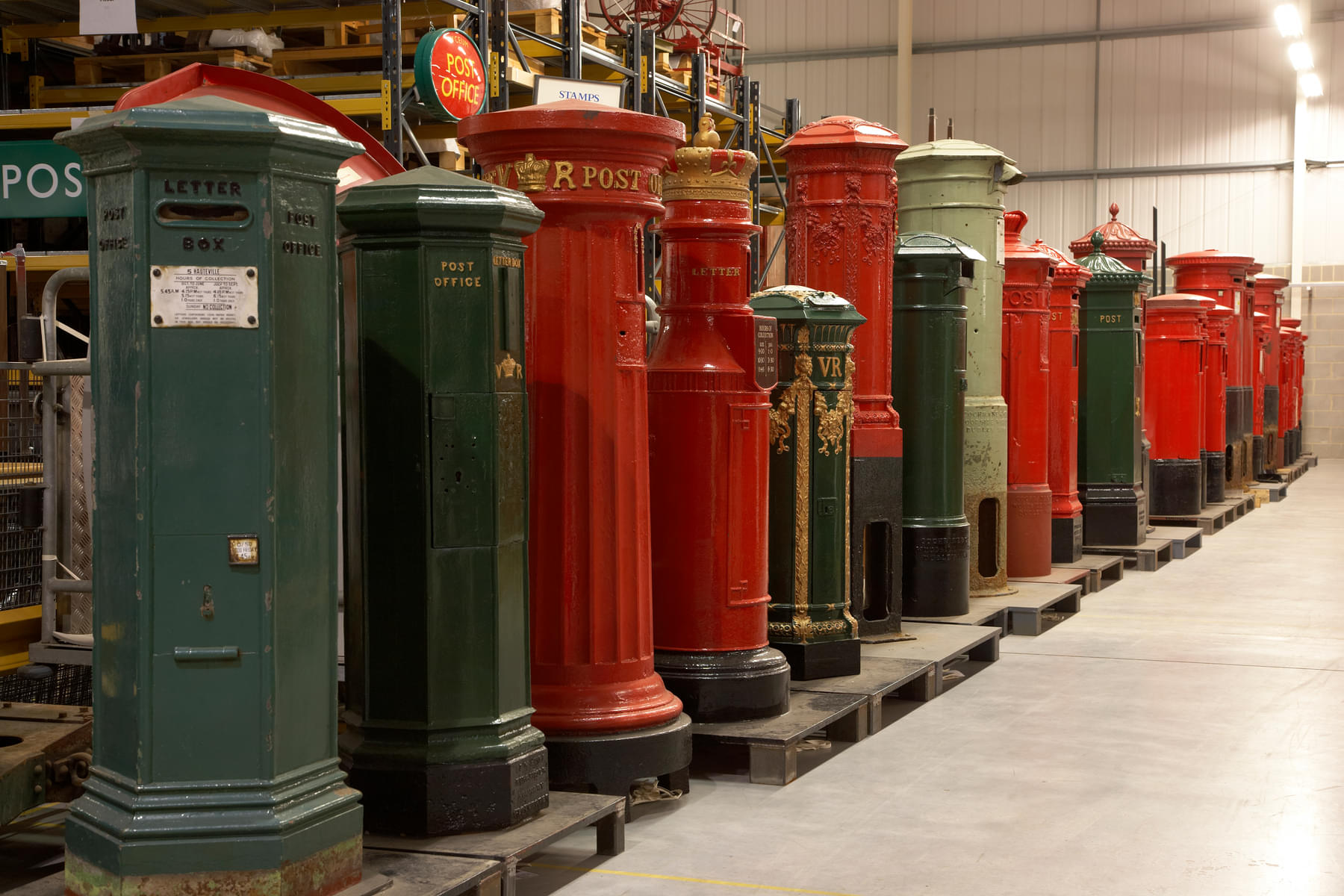 Feel nostalgic by looking at the old post boxes