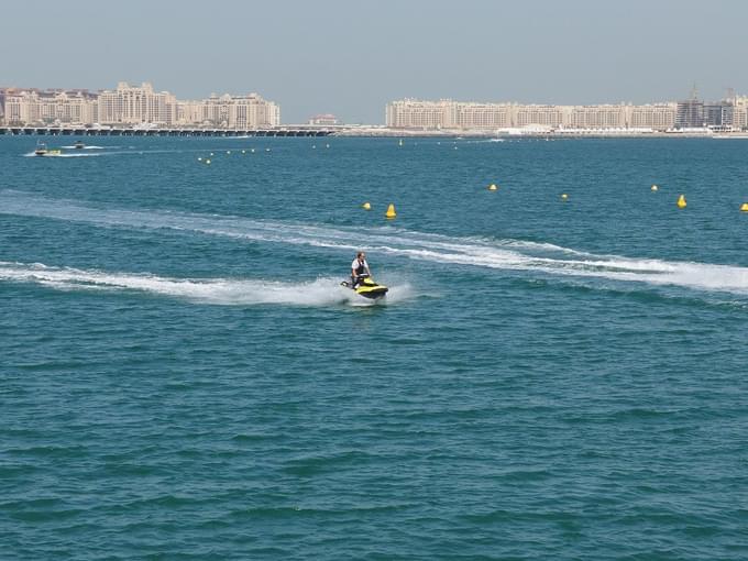 View Of the Palm Jumeirah From 30 Min Helicopter Tour in Dubai 