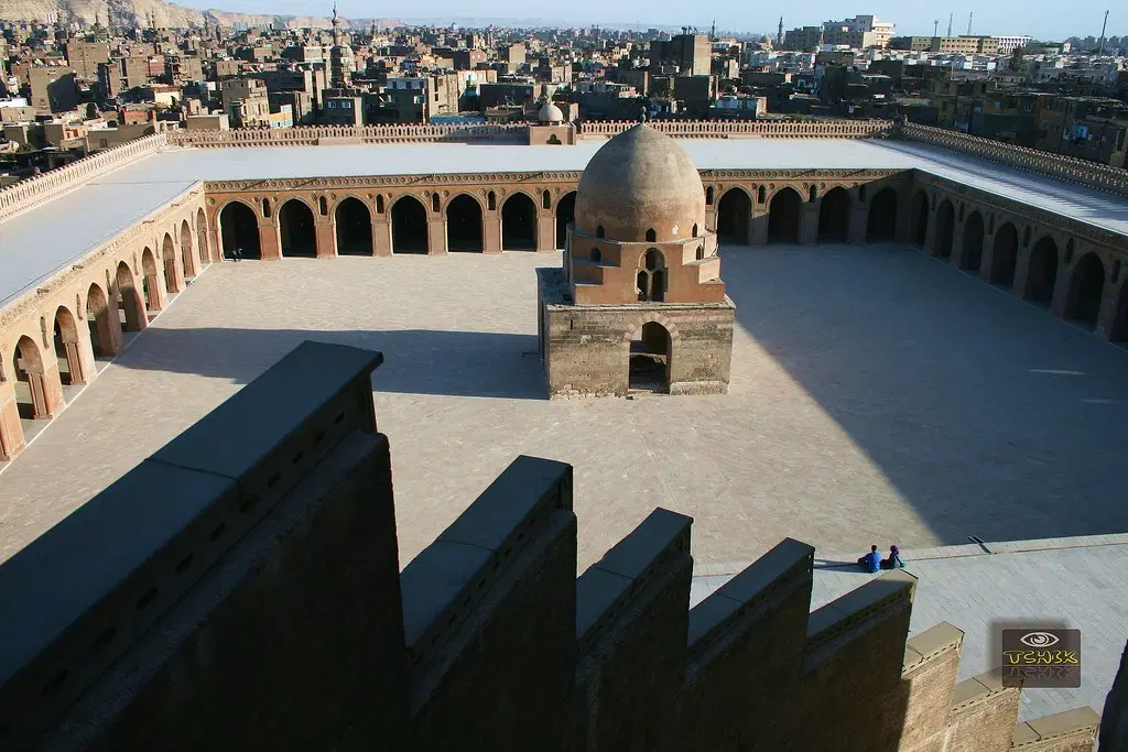 Explore the Vast Courtyard
