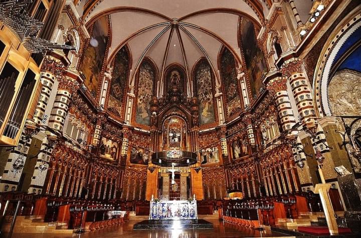 Inside Barcelona Cathedral