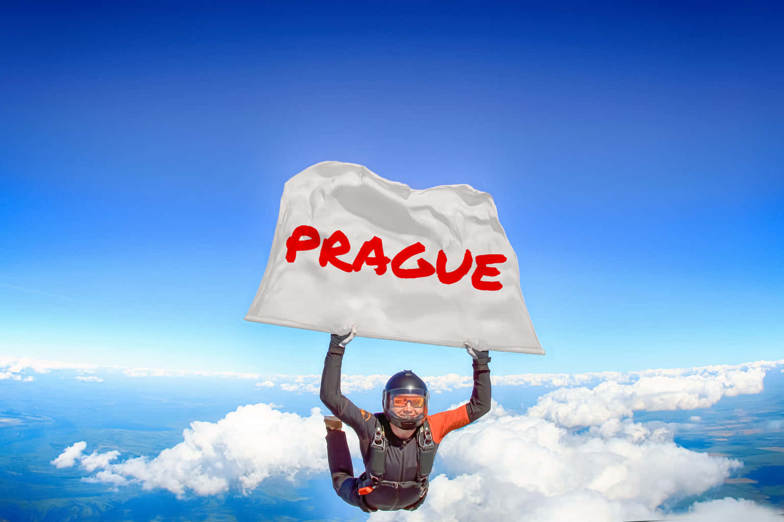 Skydiving in Prague