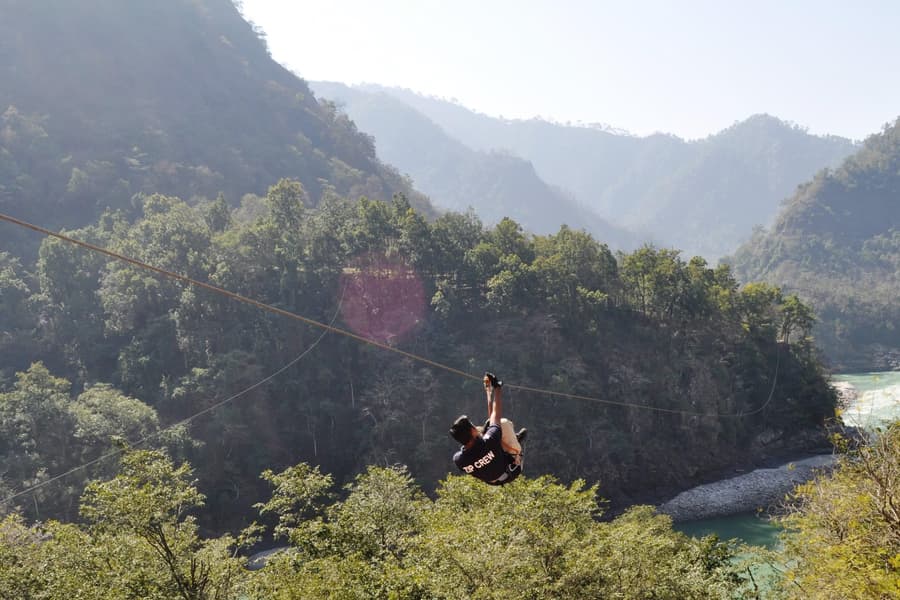 Zipline in Rishikesh Image