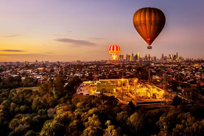 Sunrise Hot Air Balloon Melbourne