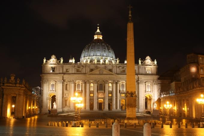 St. Peter's Basilica Driving Route