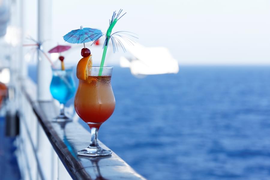 Sip on amazing drinks onboard