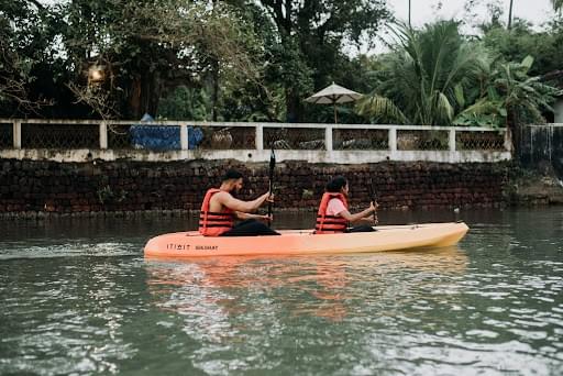 Kayaking in Goa at Chapora River Image