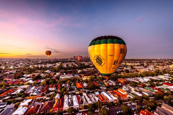 Sunrise Hot Air Balloon Melbourne