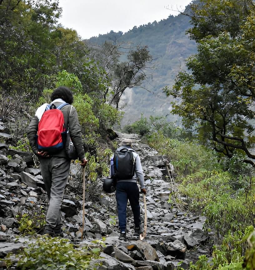 Trek to Har Ki Dun Along Supin
